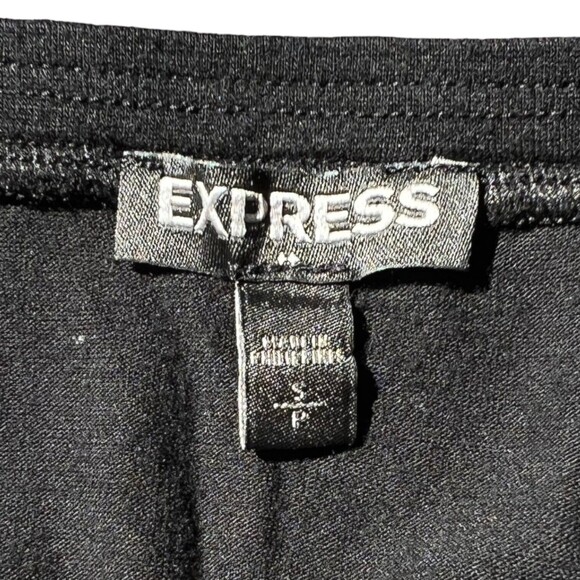 Express Small Solid Black Skater Skirt, Flared Mini Circle Skirt, Rayon Blend S - Picture 4 of 8